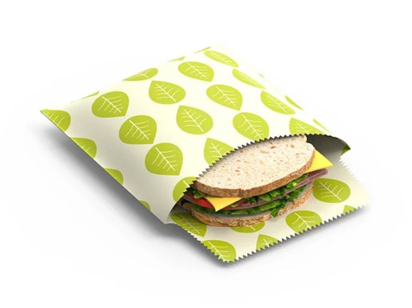 Nuts Innovations 2er Set Pflanzenwachs Sandwich&Snack bag vegan, 18x18,18x23c