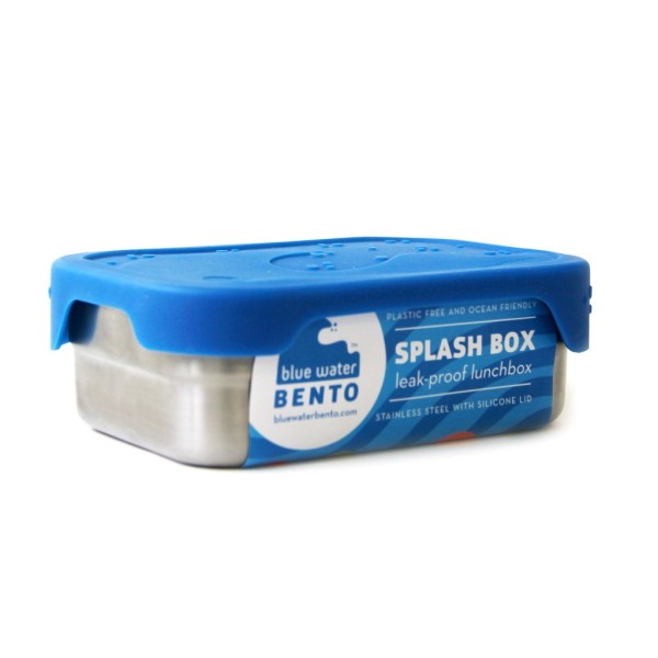 ECOlunchbox Splash Box, Edelstahlbox mit Silikondeckel