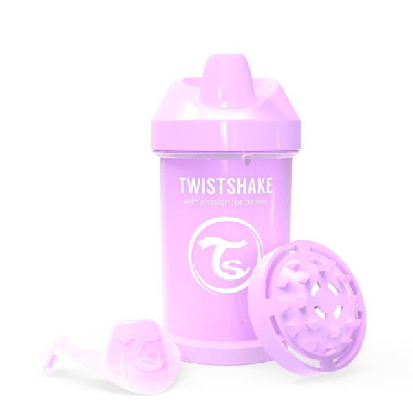 Twistshake Crawler Cup 300ml 8+m Pastel Purple, Trinklernbecher