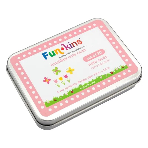 My Funkins 30 Lunchbox Notizkarten, Schmetterlinge