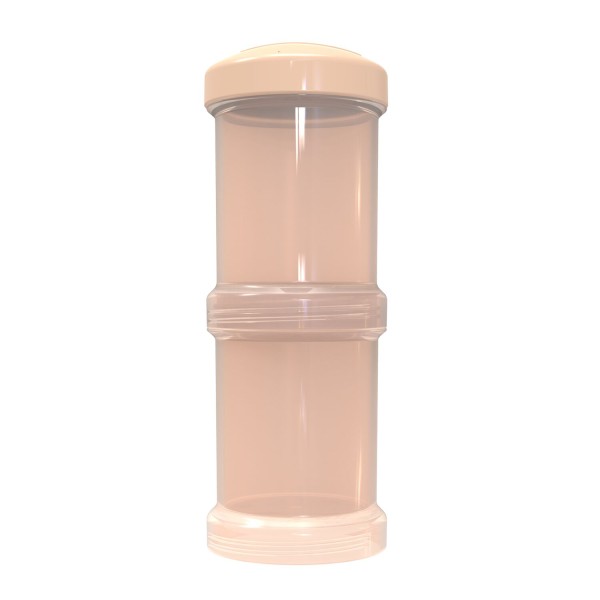 Twistshake Container Pastel Beige, Pulverbehälter / Snackdöschen Doppelpack
