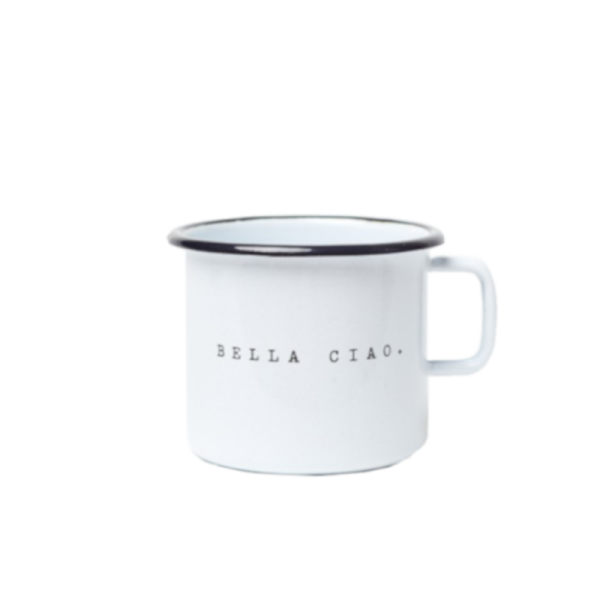 Cuckoo Cup 350ml - Emaille Tasse, bella ciao