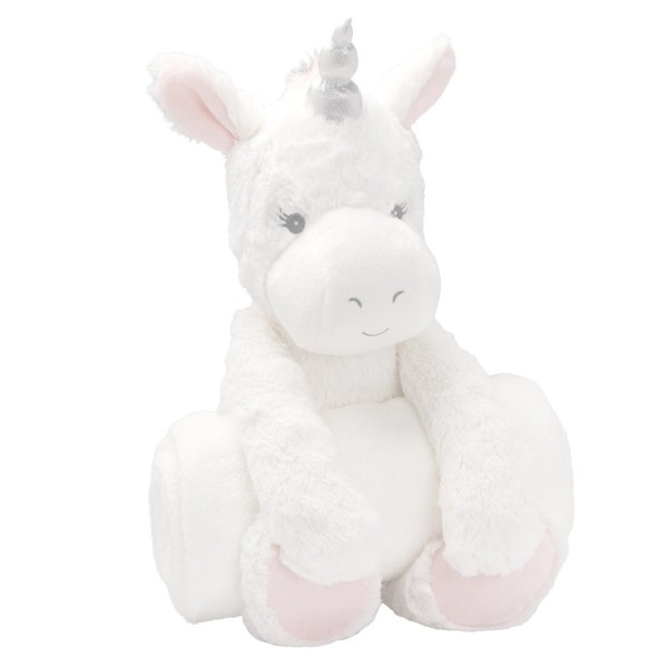 elegantbaby Bedtime Huggies Baby-Decke & Kuscheltier, Unicorn