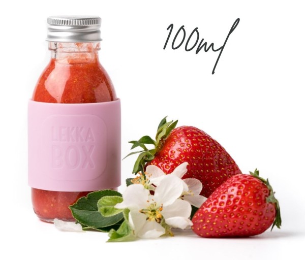 Lekkabox Juicy, 100ml - Mini Smoothie Flasche Rosa