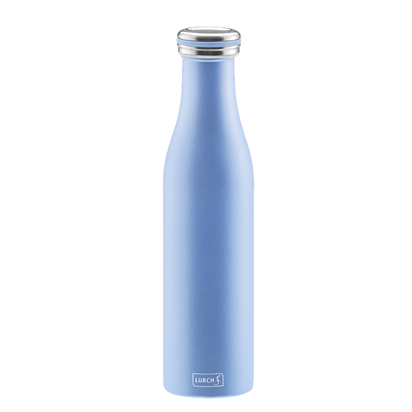 Lurch Isolier-Flasche Edelstahl 0.75l pearl blue