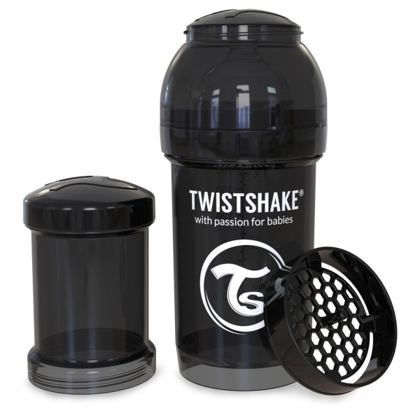 Twistshake Anti-Colic Flasche 180 ml Black