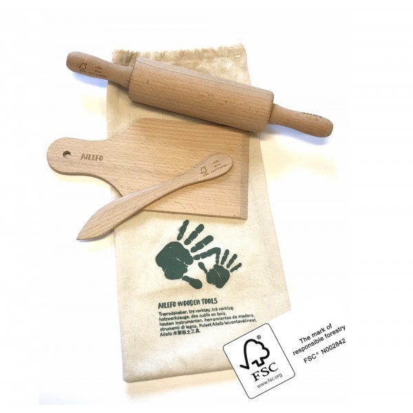 Ailefo Knet-Werkzeug aus Holz