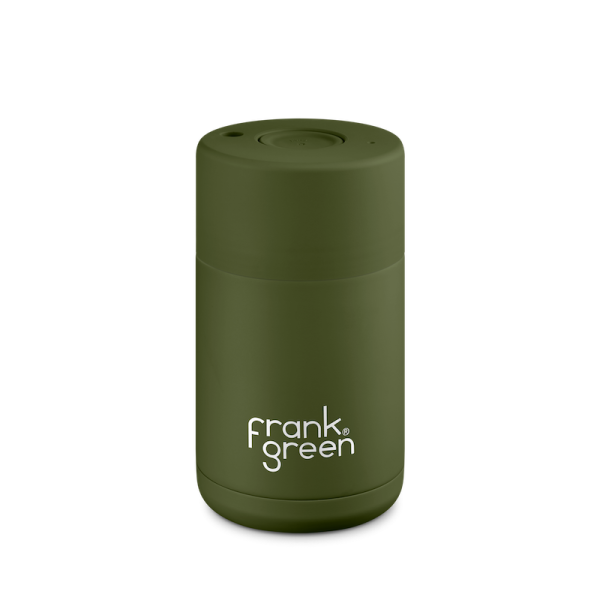 Frank Green Edelstahl Thermocup 295ml - khaki