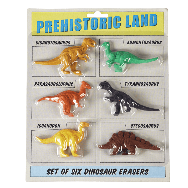 Rex London Radiergummi-Set Dinosaurier