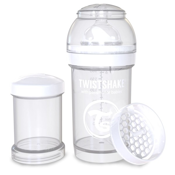 Twistshake Anti-Colic Flasche 180 ml White