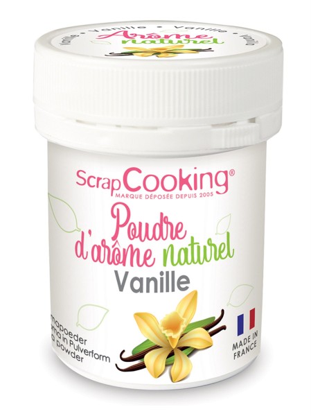 Scrap Cooking Natur Aroma-Farbpulver Vanille 15g
