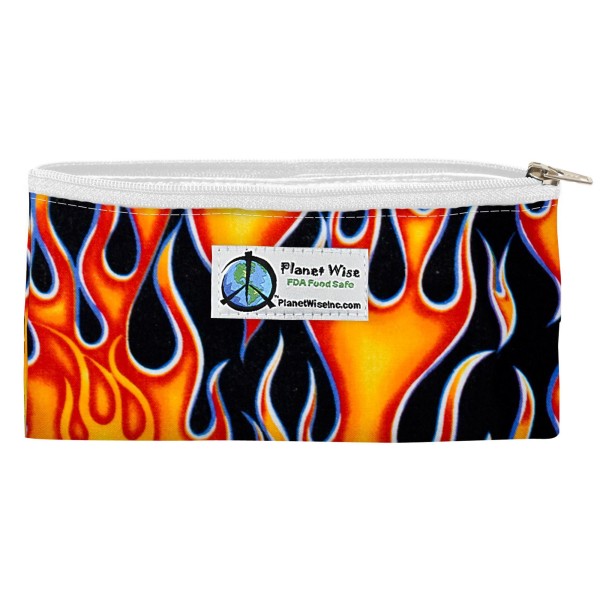 Planet Wise Zipper Snack Bag - Flame