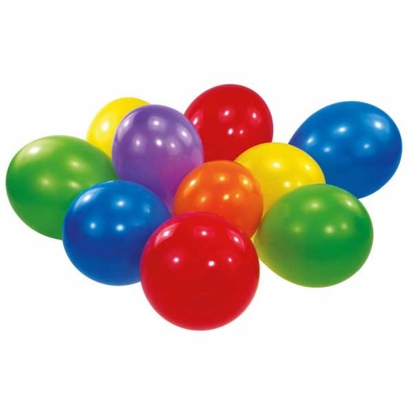 Latexballons Standard 100 Stk. INT996615 ass. 22.8cm