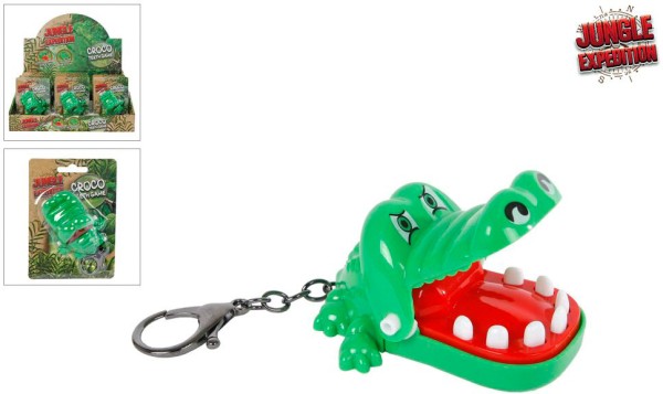 ROOST Schlüsselanhänger 570390 beissendes Krokodil 7cm