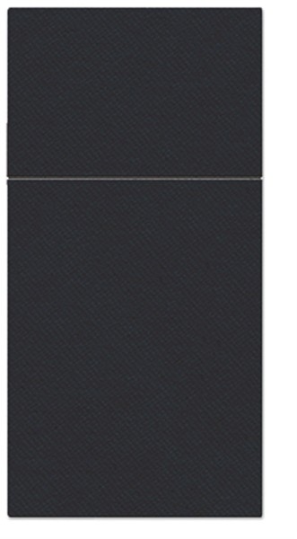PAW Decor Collection Bestecktasche 50x Unicolor schwarz, 39x40cm
