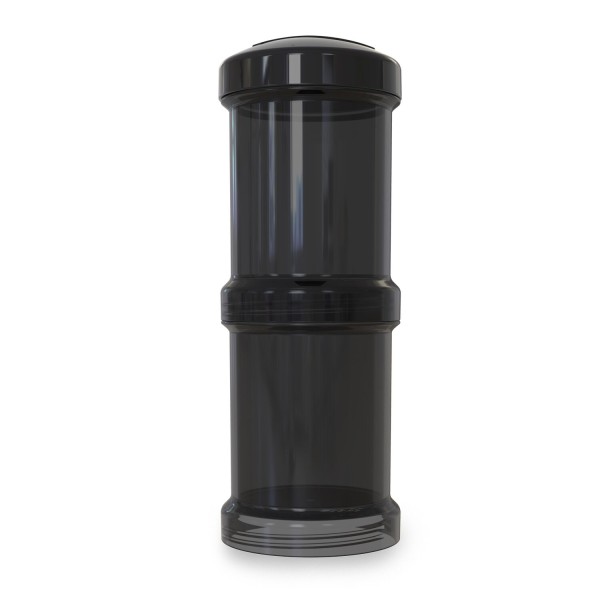 Twistshake Container Black, Pulverbehälter / Snackdöschen Doppelpack