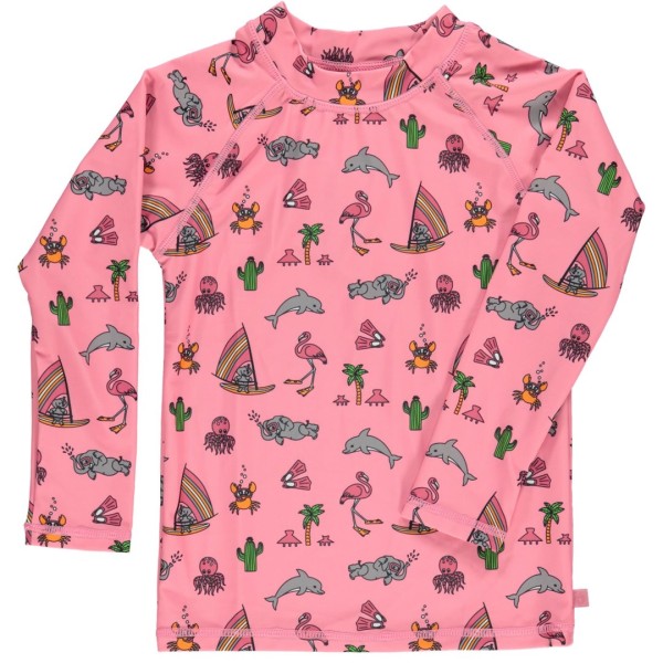 Smafolk UV-Schutz T-Shirt langarm, sea pink