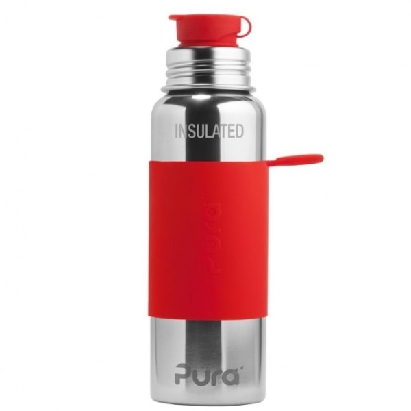 Pura Sport 650 ml Isolierflasche, Red