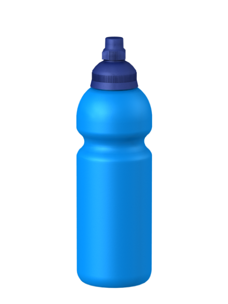 nikimo Trinkflasche 600ml uni blau