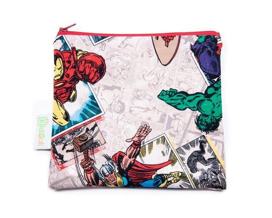 Kidsak wiederverwendbarer Snack Bag large, Superhero